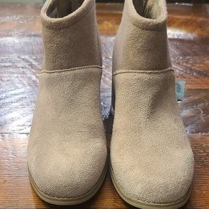 Toms Lacy Boot Desert Taupe Suede/Felt mix